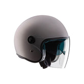Casco EL'FAST, un casco jet con finitura grigia opaca. Design elegante e moderno. Di TUCANO URBANO.